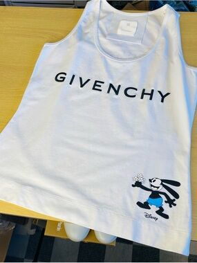 GIVENCHY X Disney Oswald Flowers Tank Top 100th Anniversary Edition. Rare. Auth